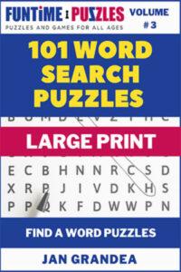 101 Large Print Word Search Puzzles Volume 3 Cover