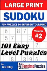 101 Easy Large Print Sudoku Vol 2 Cover