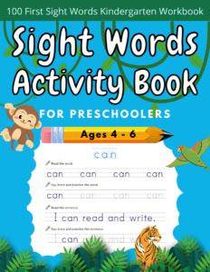 Sight Words Activity Book Cover