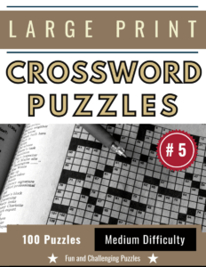 Large Print Crosswords Vol 5 Cover
